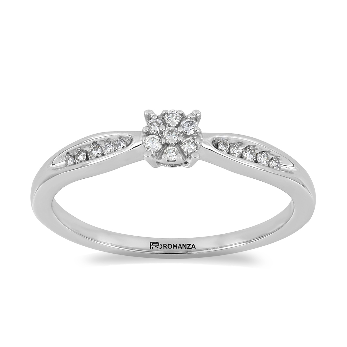 Solitario Oro 14K y 0.012 ct Diamante Romanza image number null