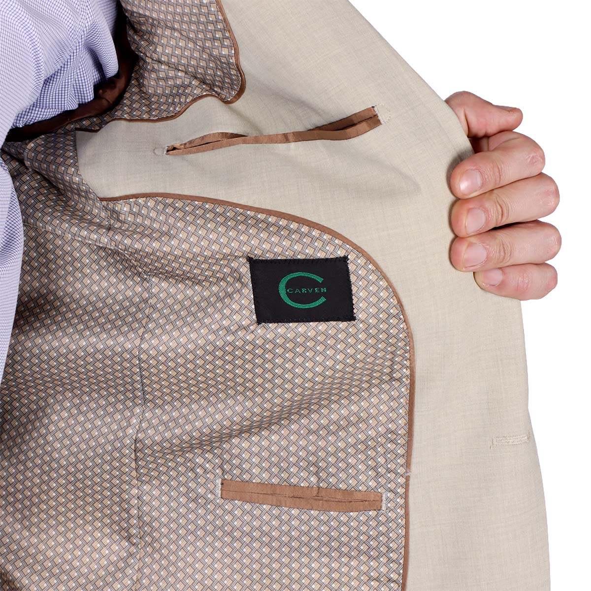 Traje Cl&aacute;sico Regular Fit Carven para Hombre image number null