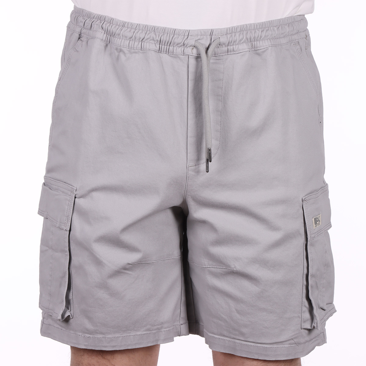 Bermuda Cargo Algod&oacute;n El&aacute;stico Cintura Fukka para Hombre image number null