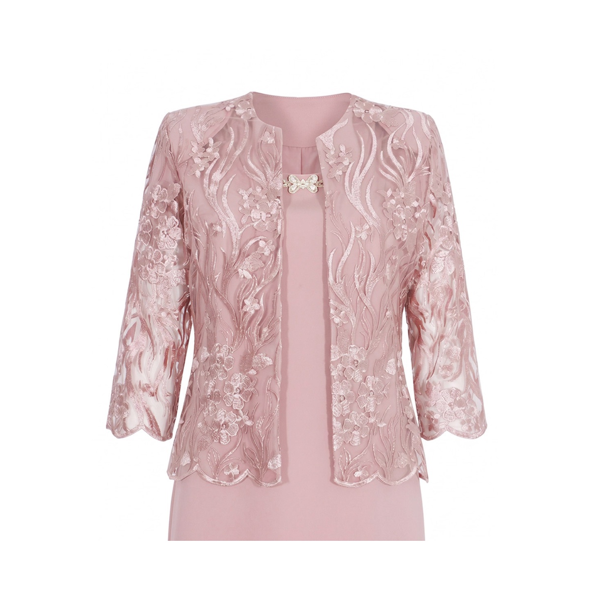 Conjunto Dos Piezas Saco y Vestido Joces para Mujer Curvy image number null