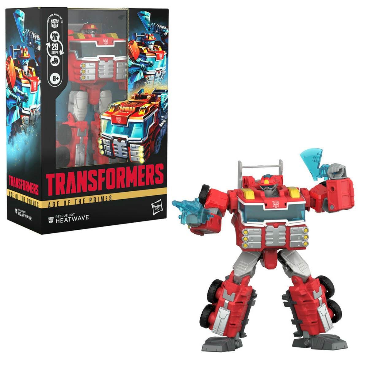 Transformers Figura de Acci&oacute;n Age of the Primes Voyager Rescue Bot Heatwave image number null