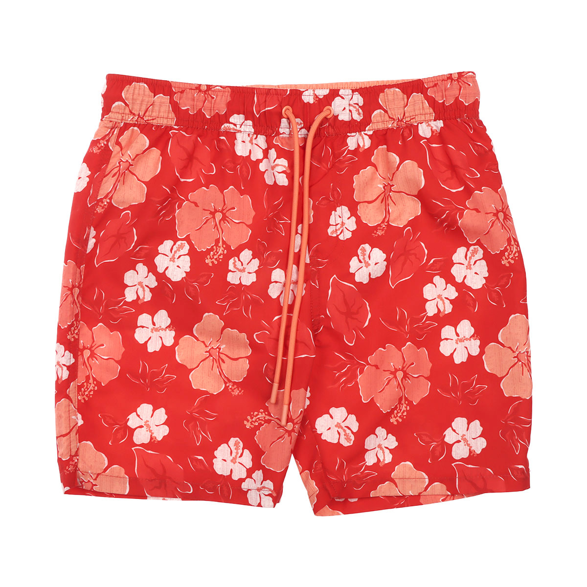 Traje Ba&ntilde;o Short Estampado Hawaiano Flores Fukka para Ni&ntilde;o image number null