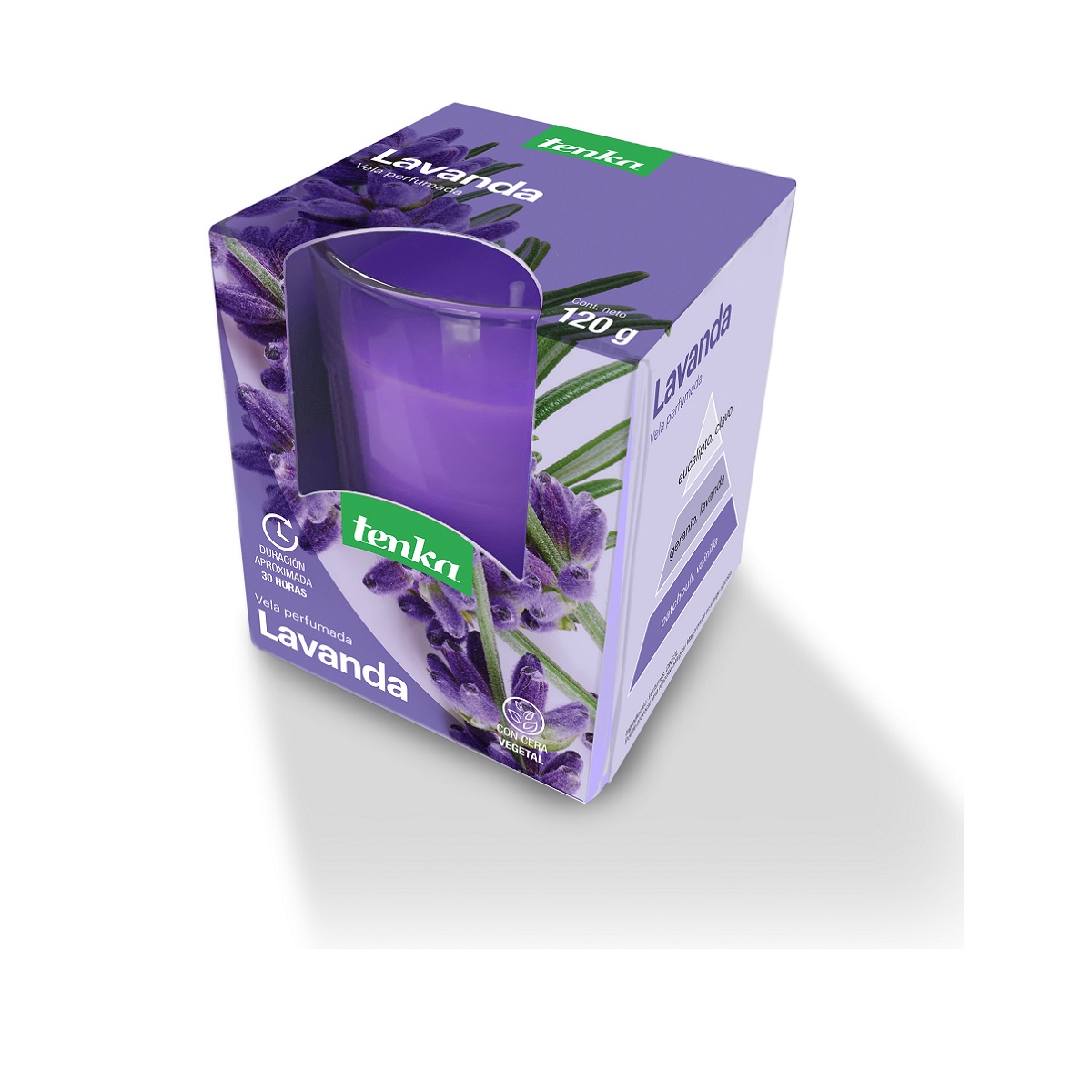 Vela Lavanda 30 Hrs 120 G Tenka image number null