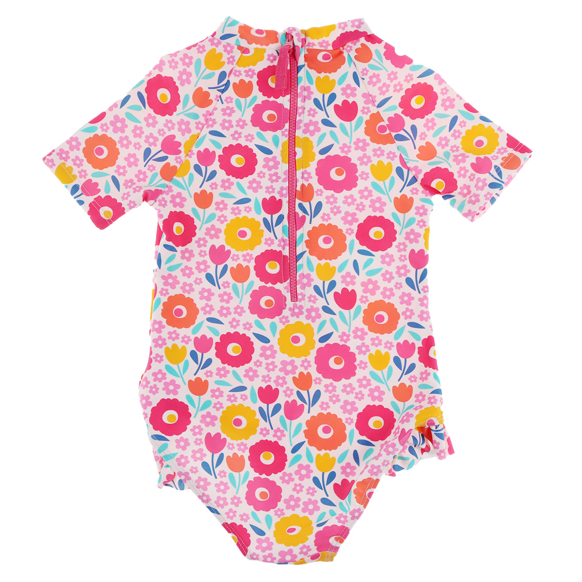 Traje de Ba&ntilde;o Floral con Olanes FUKKA para Beb&eacute; Ni&ntilde;a image number null