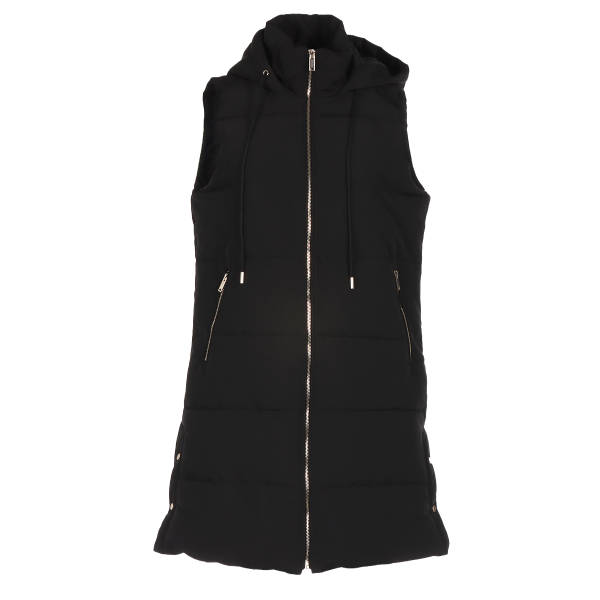 Chaleco Acolchado de Cuello Alto y Capucha Arqueology para Mujer image number null