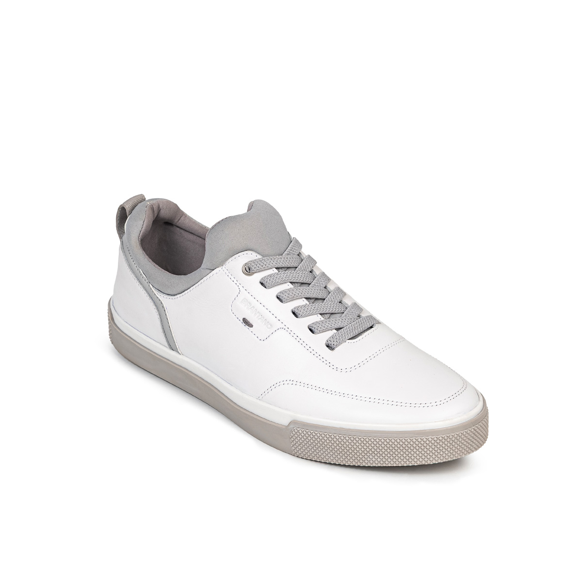 Tenis en Piel Para Hombre, Color Blanco Brantano image number null