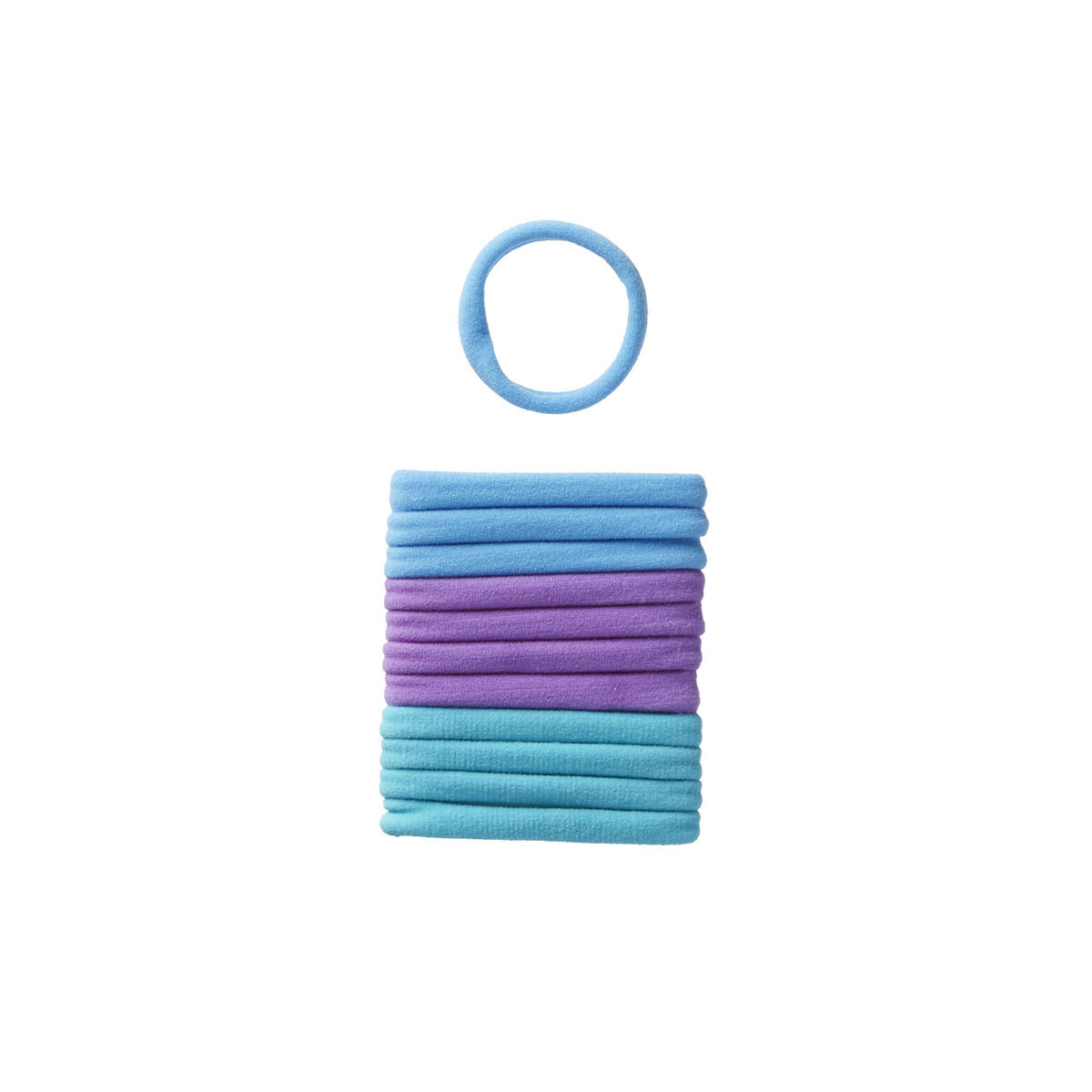 Ligas Elasticas Chemestry Azul Y Morado 12 Pzs Scunci image number null