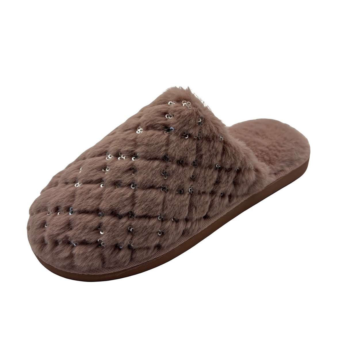 Pantufla Destalonada Rombos Comfort Fit By As Rosa para Mujer image number null