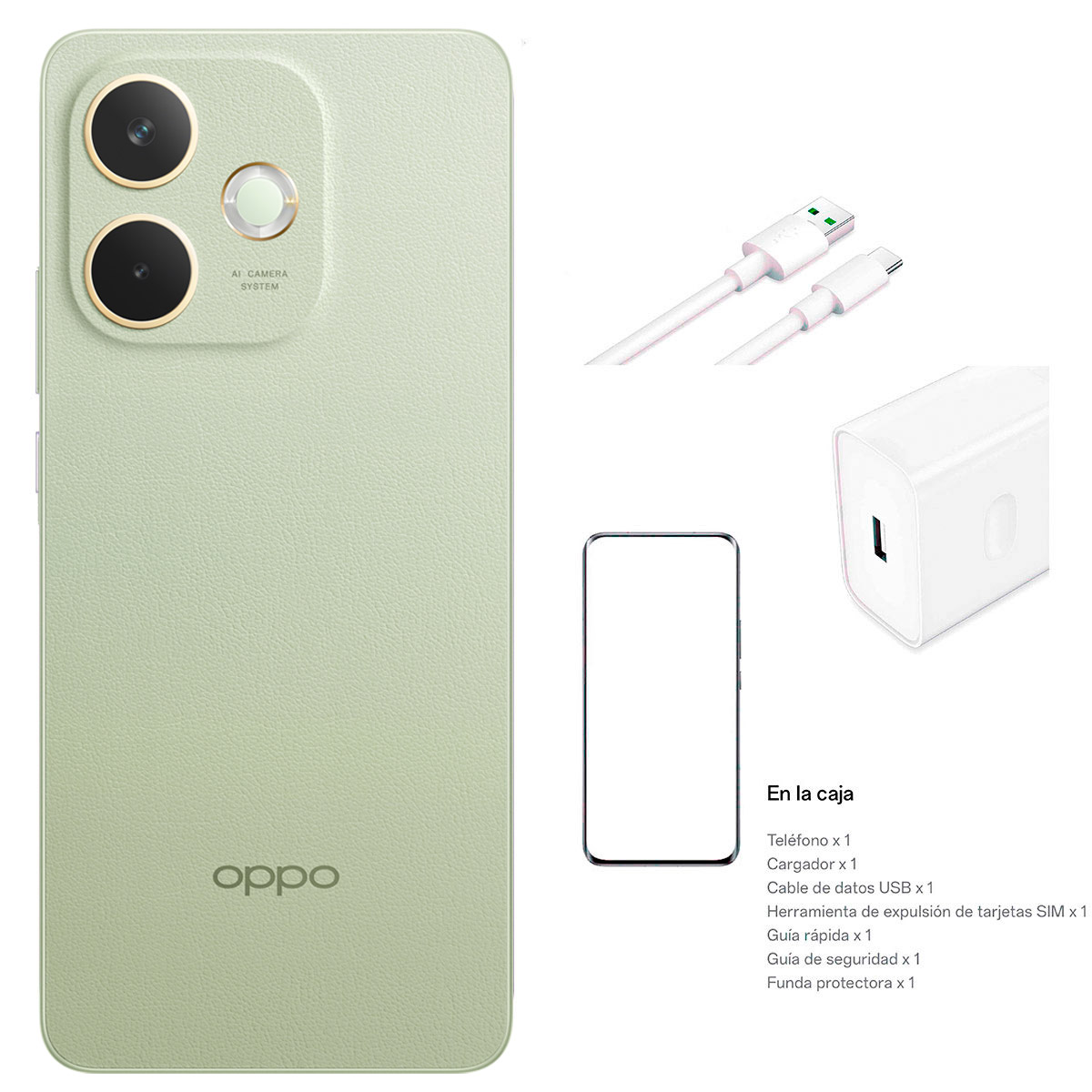 Celular Oppo A5 Pro Color Verde R9 (Telcel) image number null