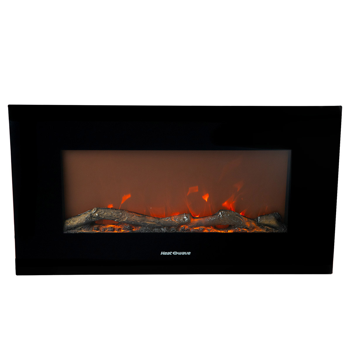Calefactor Negro Tipo Chimenea Heat Wave Para Interior image number null