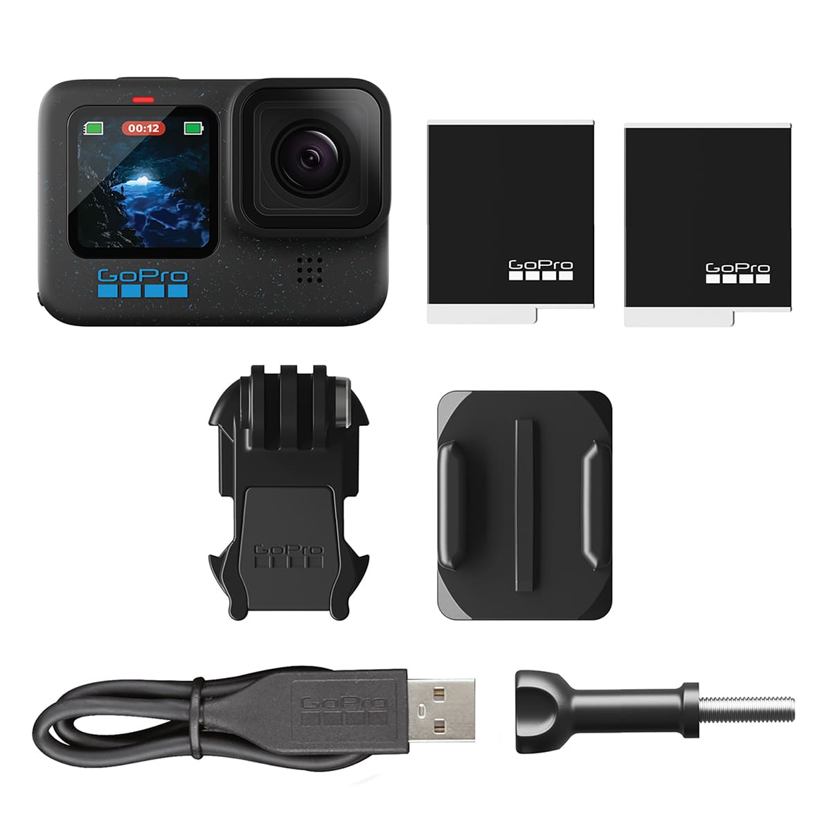 Videoc&aacute;mara Gopro Hero12 Kit Bater&iacute;a Enduro Extra image number null
