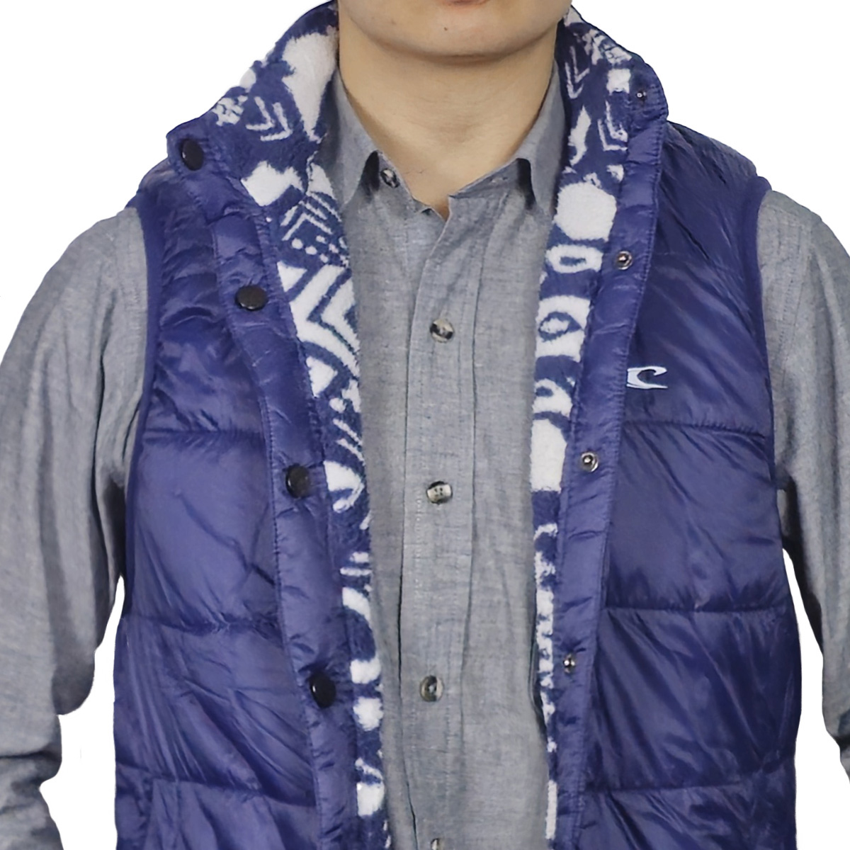 Chaleco Capitonado Doble Vista O'Neill Azul Oscuro para Hombre image number null