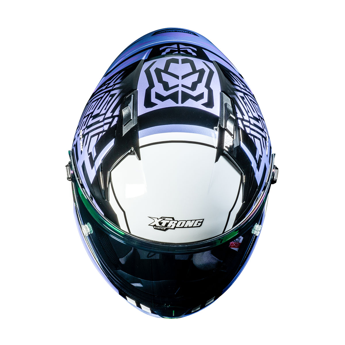 CASCO INTEGRAL XTR-352 R1 STRIKER MORADO BRILLO image number null