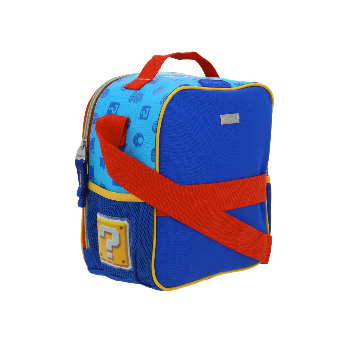 Lonchera Azul Oblic Mario Bros image number null