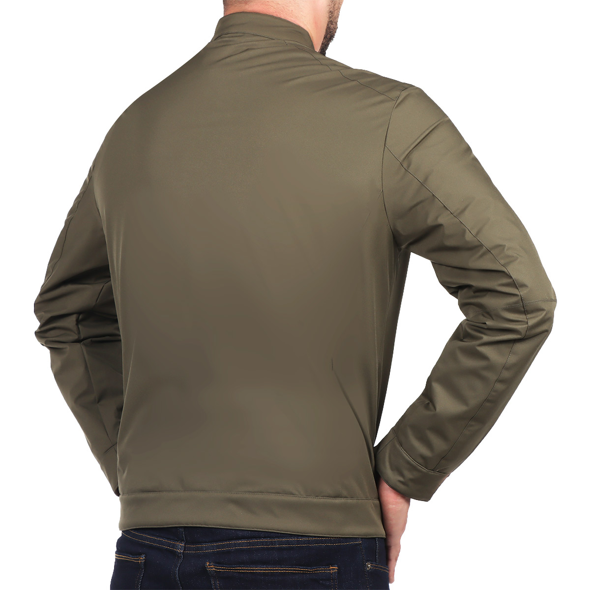 Chamarra Ligera Poli&eacute;ster Cuello Alto Bruno Magnani Hombre image number null