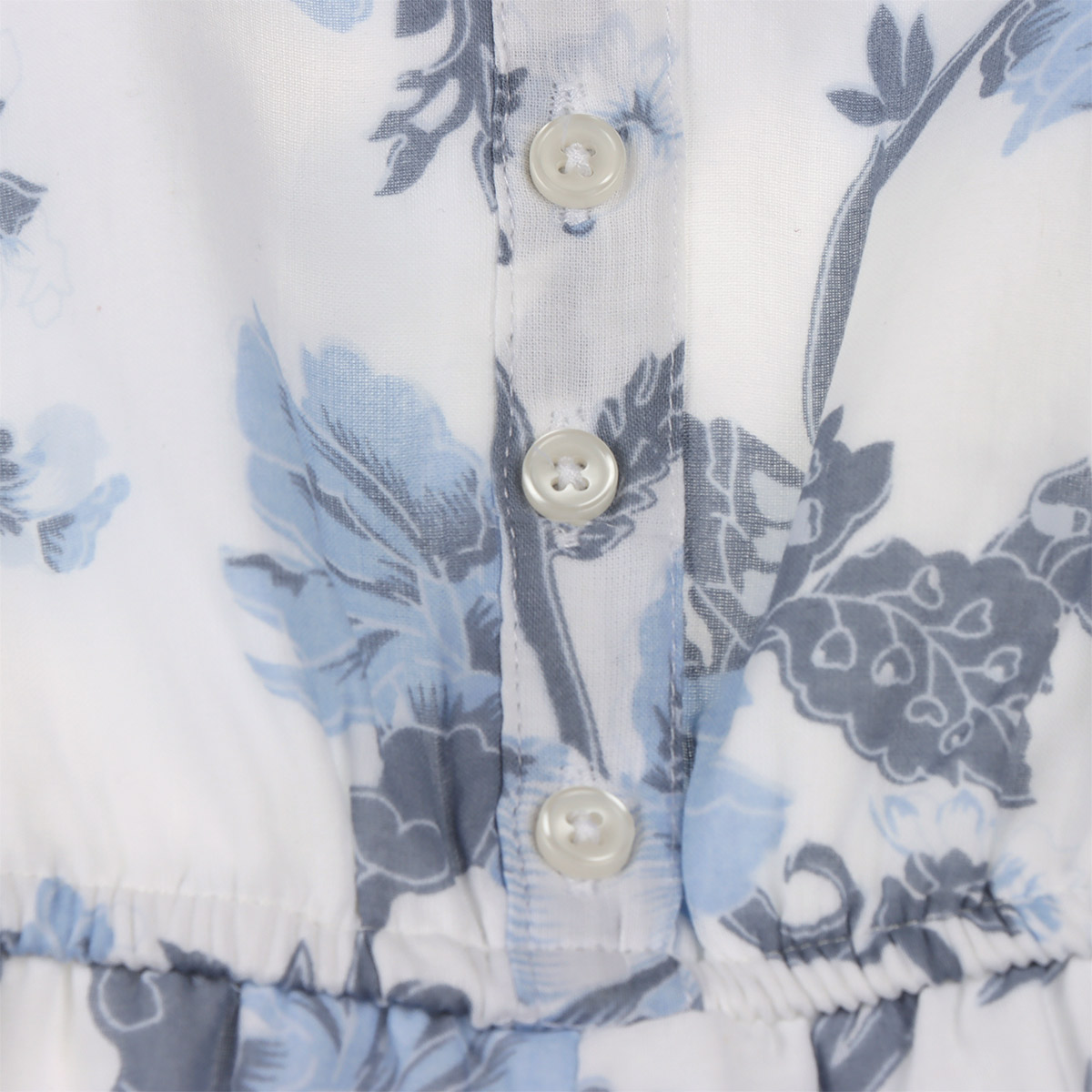Romper Floral con Encaje y Ol&aacute;n Jeanious Ni&ntilde;a Toddler image number null