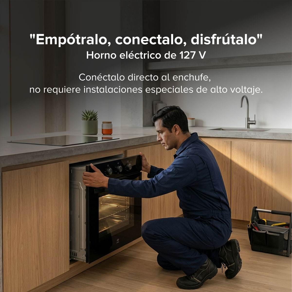 HORNO EMPOTRABLE ELECTRICO 67L CON CONV HEL127 image number null