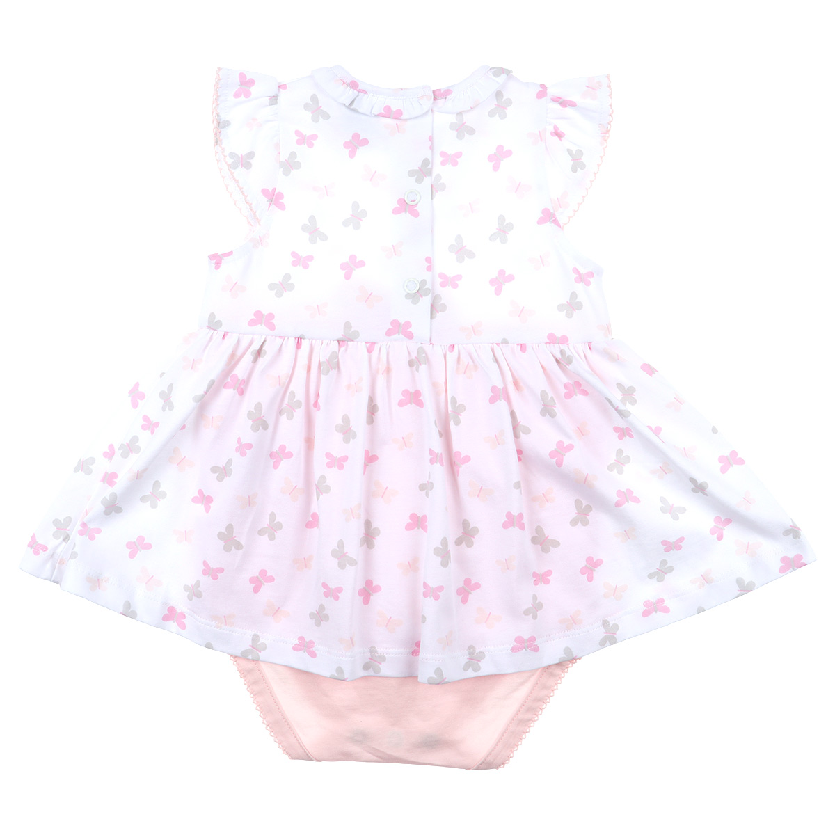 Vestido Body Mariposas Algod&oacute;n Carosello Beb&eacute; Ni&ntilde;a image number null