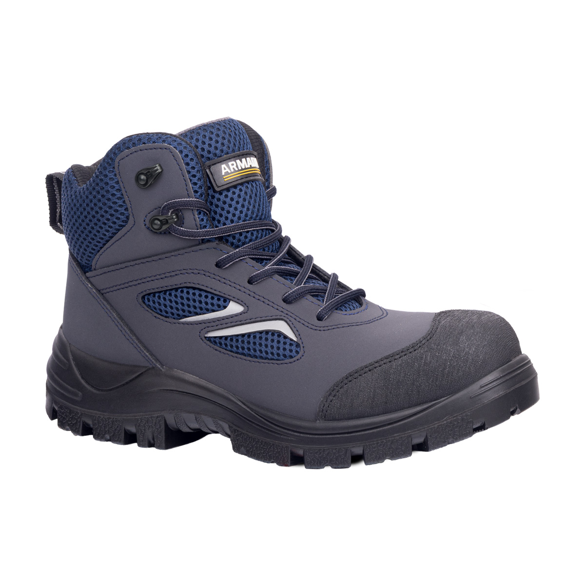 Bota de Trabajo Armada Azul para Hombre image number null