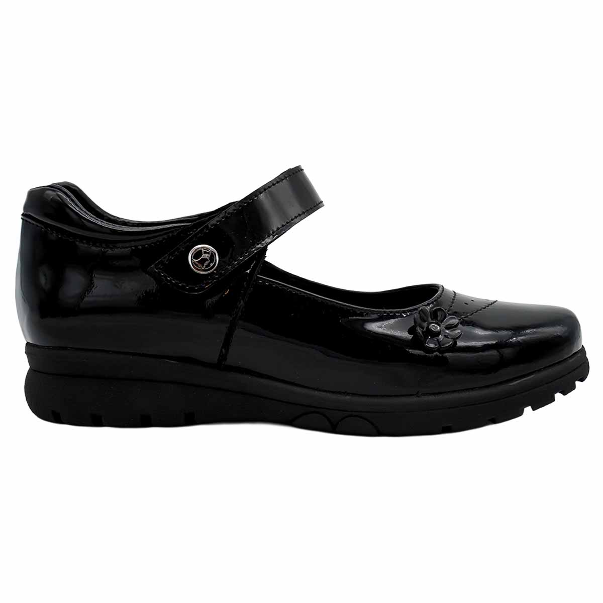 Zapato Escolar en Charol Ferrioni con Aplicaci&oacute;n para Ni&ntilde;a image number null