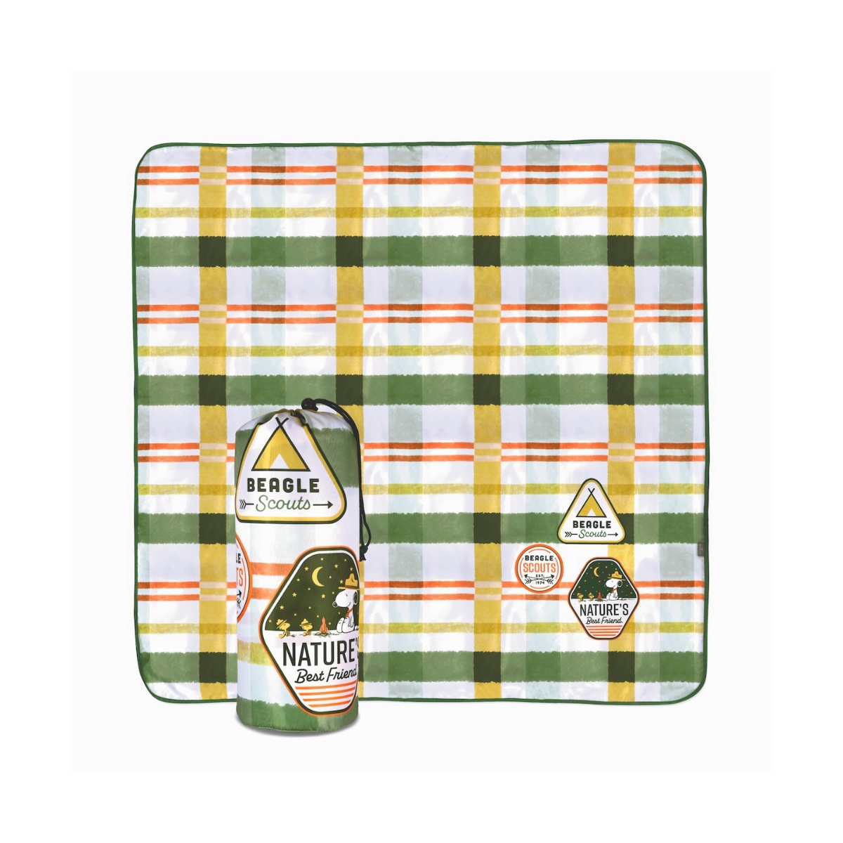 Manta de Picnic Peanuts Beagle Scouts con Bolsa image number null