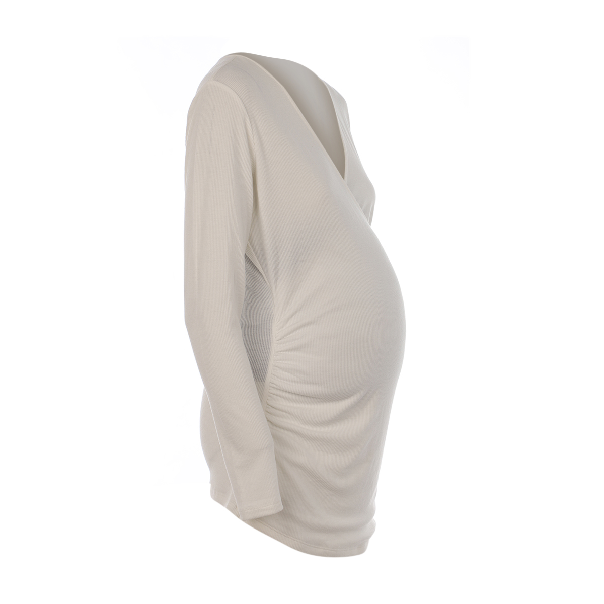 Playera De Maternidad Cuello V NINE TO GO image number null
