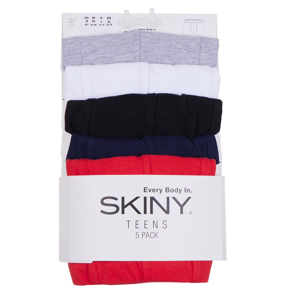 Paquete de 5 Boxers para Ni&ntilde;o Skiny image number null