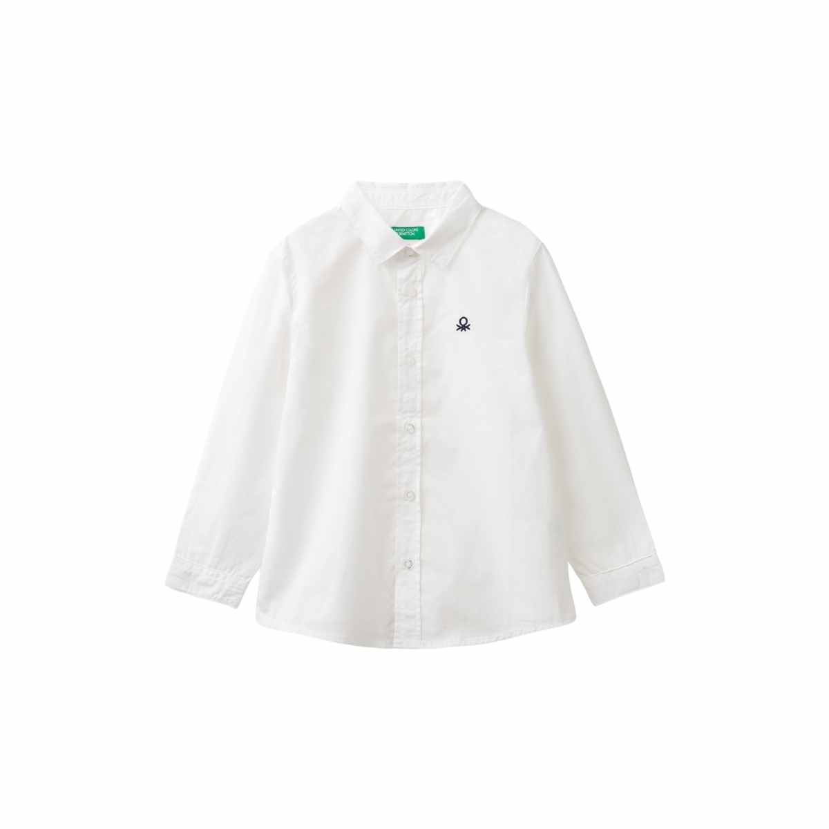 Camisa para ni&ntilde;o lisa marca benetton image number null