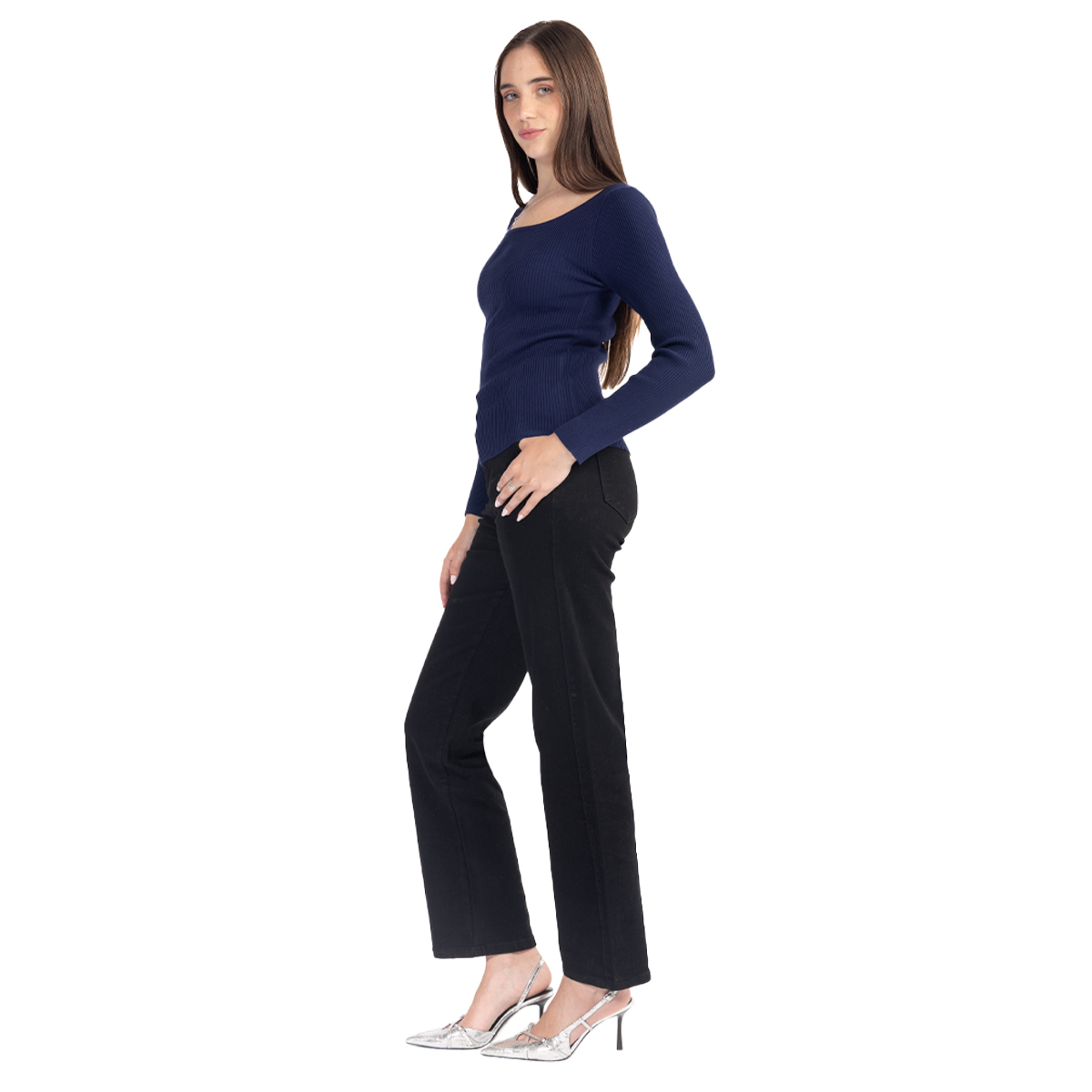 Jeans Wide Leg Para Mujer Junior Forever  21 image number null