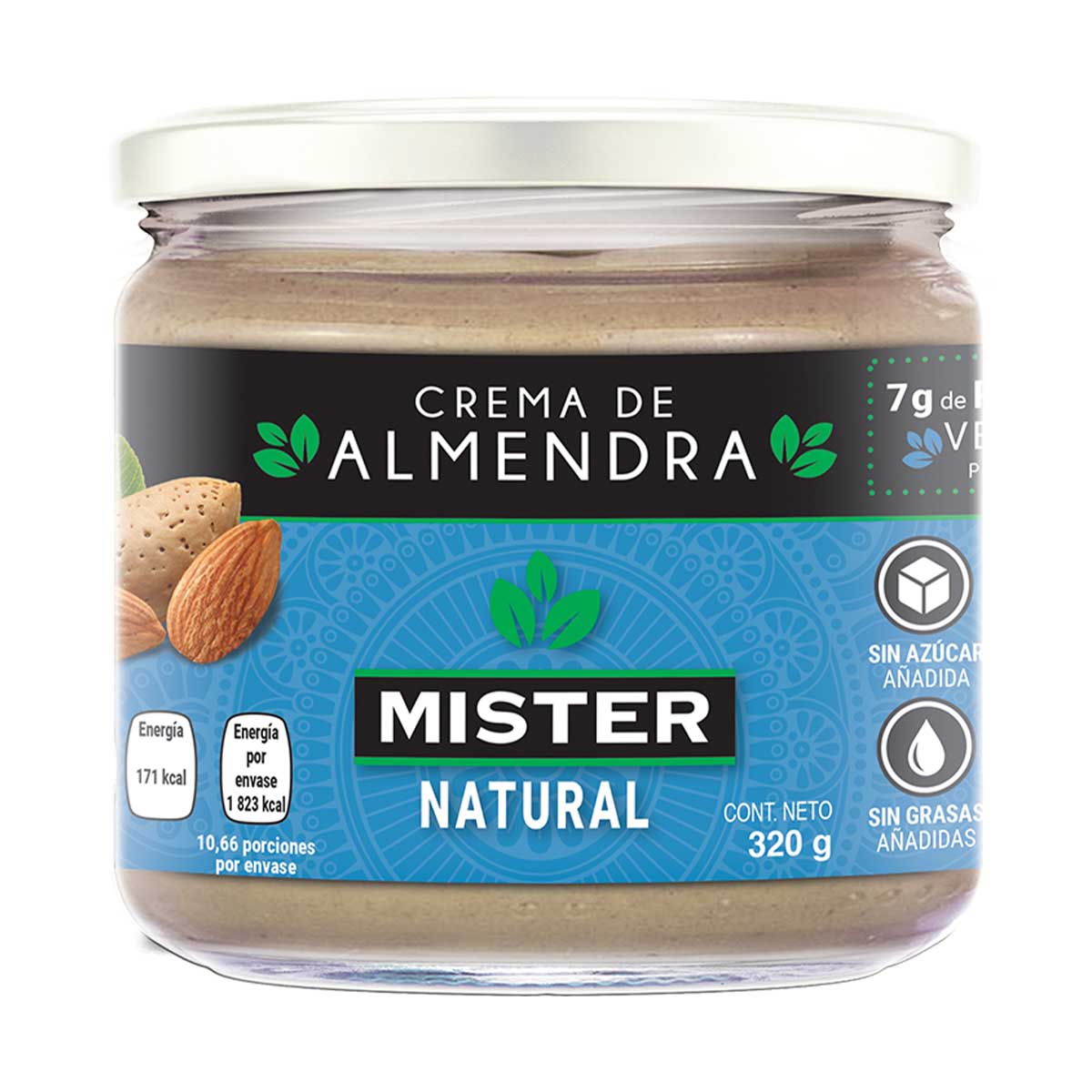 Crema De Almendra 320 Grs Mister Alimentos image number null