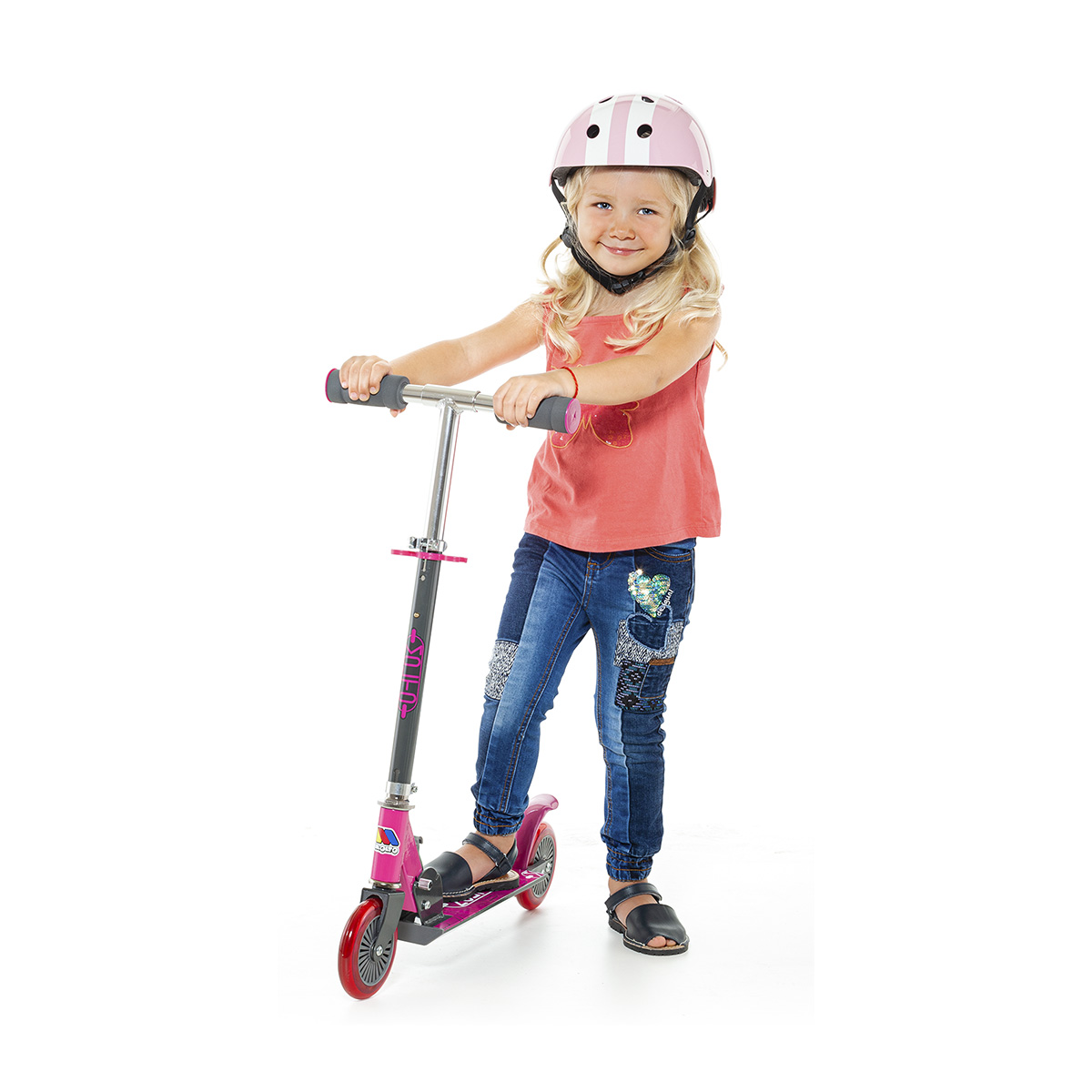 City Scooter Rosa Molto Infantil image number null