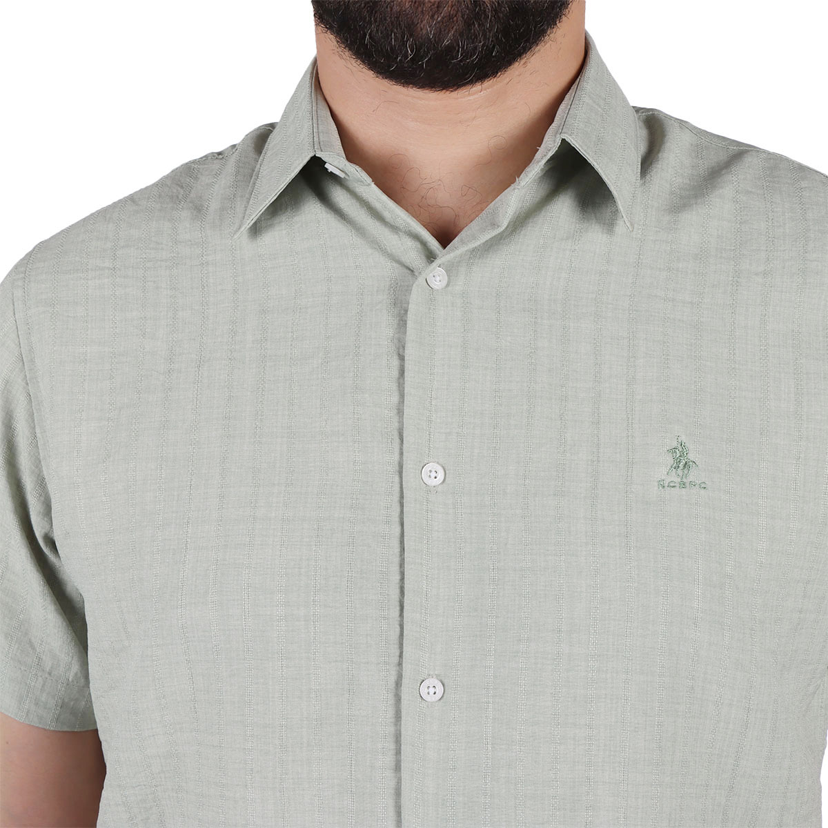 Camisa Manga Corta Lisa de Moda Polo Club Hombre image number null