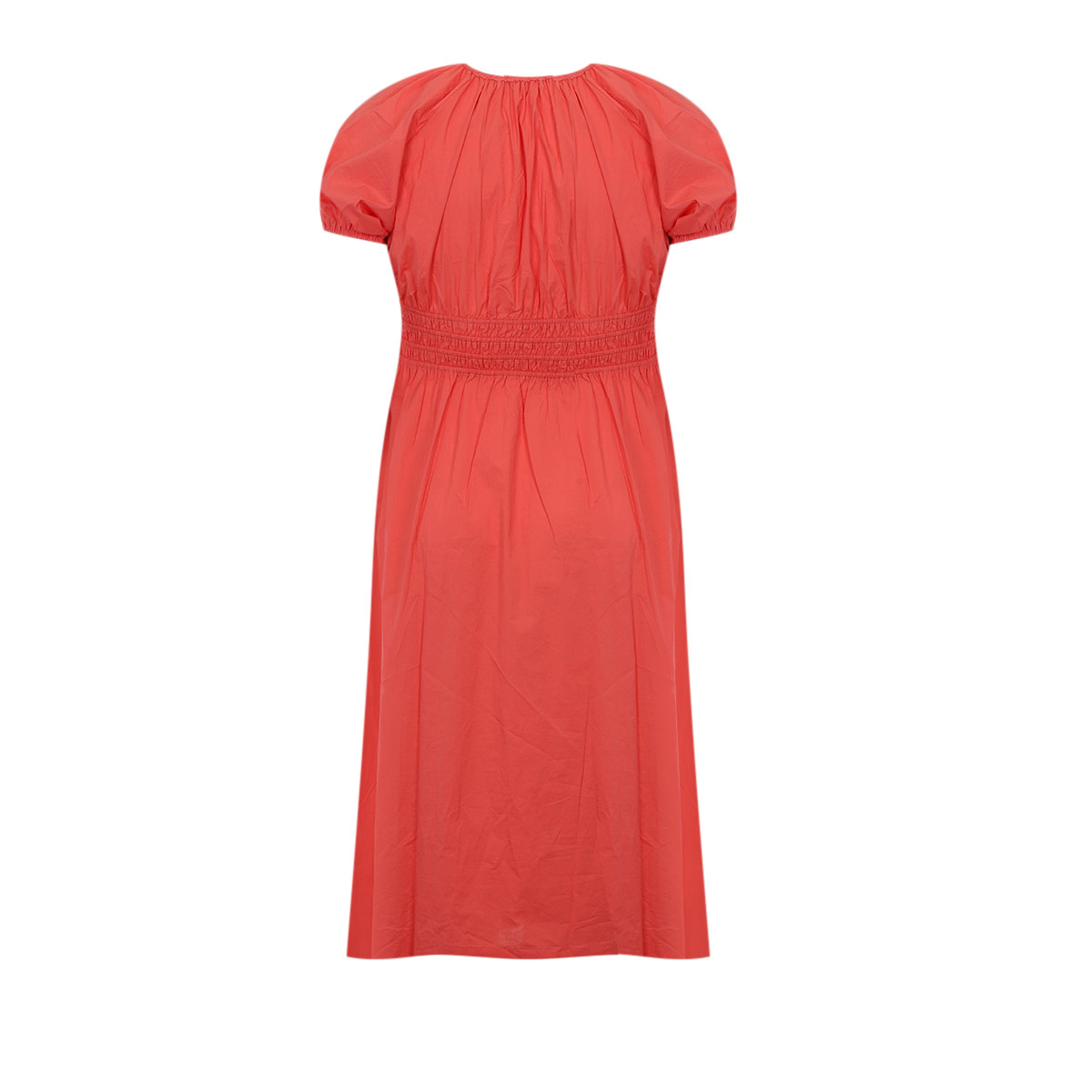 Vestido Manga Corta De Popelina Fukka Para Mujer Curvy image number null