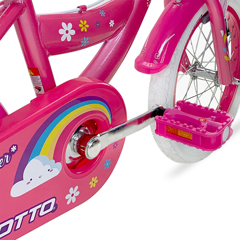 Bicicleta Bmx Flower Power R16 Rosa Brillante Benotto image number null