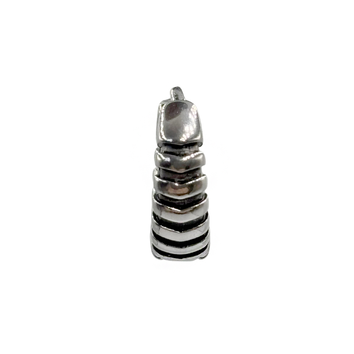 Arracadas Rallado Liso Aktuales para Hombre image number null