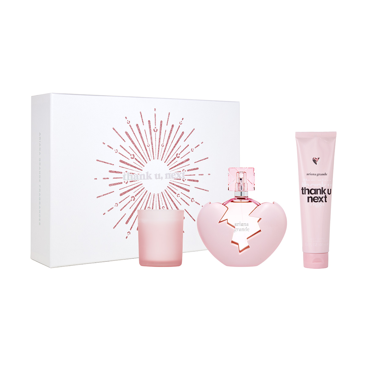 Set Eau De Parfum Ariana Grande 3Pc Thank U Next 100 Ml para Mujer image number null