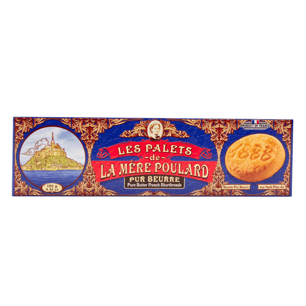 Galletas Francesas de Mantequilla Pura 125 g image number null