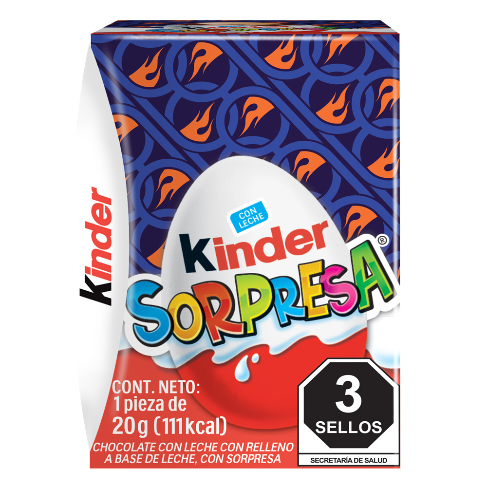 Huevo Chocolate Kinder Sorpresa Hot Wheels 20 Gr image number null