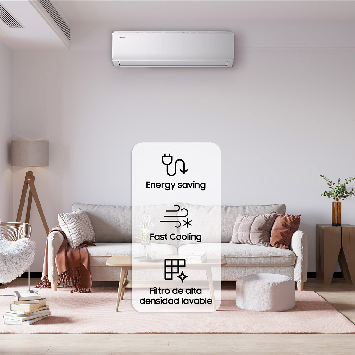 MINI SPLIT SAMSUNG INV 220V 18000 FC image number null