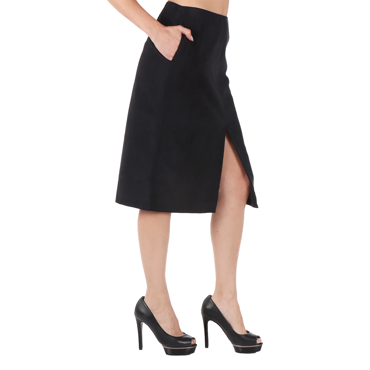 Falda Midi Elegante y Vers&aacute;til Lifestyler para Mujer image number null