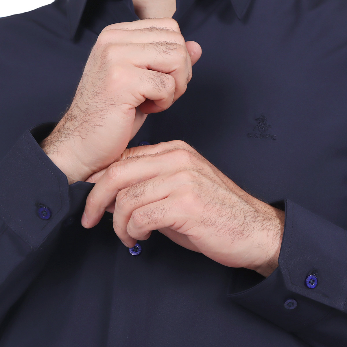 Camisa Slim Fit Manga Larga Polo Club para Hombre image number null