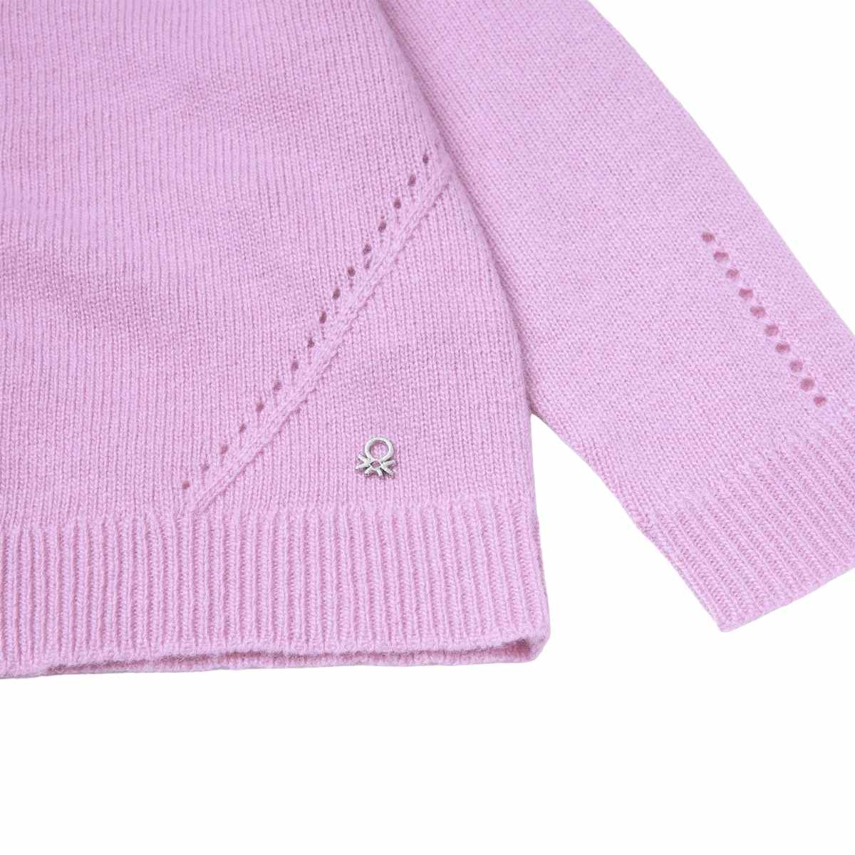 Sueter para ni&ntilde;a manga larga cuello redondo marca benetton image number null