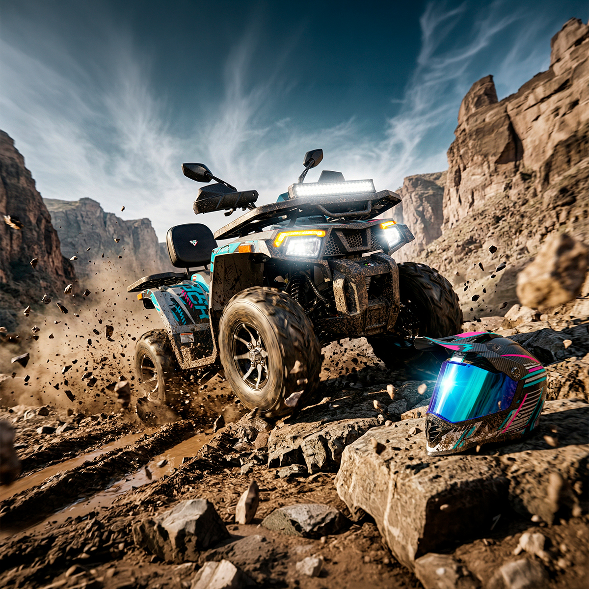 Cuatrimoto Mb Glock 200Cc Gt Line Azul 2027 image number null