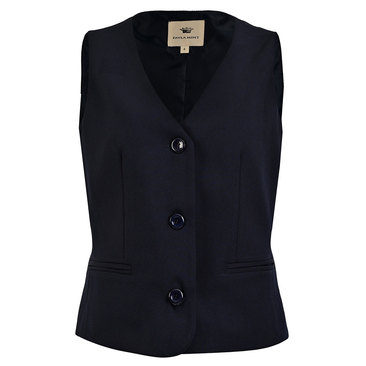 Chaleco B&aacute;sico Pavla Mint Para Mujer Petite image number null