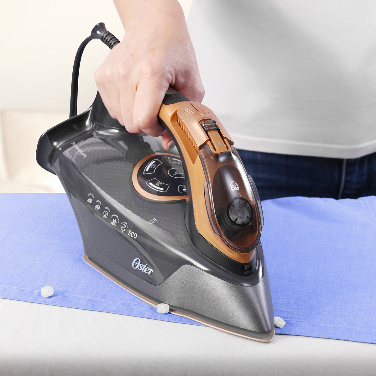 Plancha Oster Pressx Serie Dg 9200 127v Bronze image number null