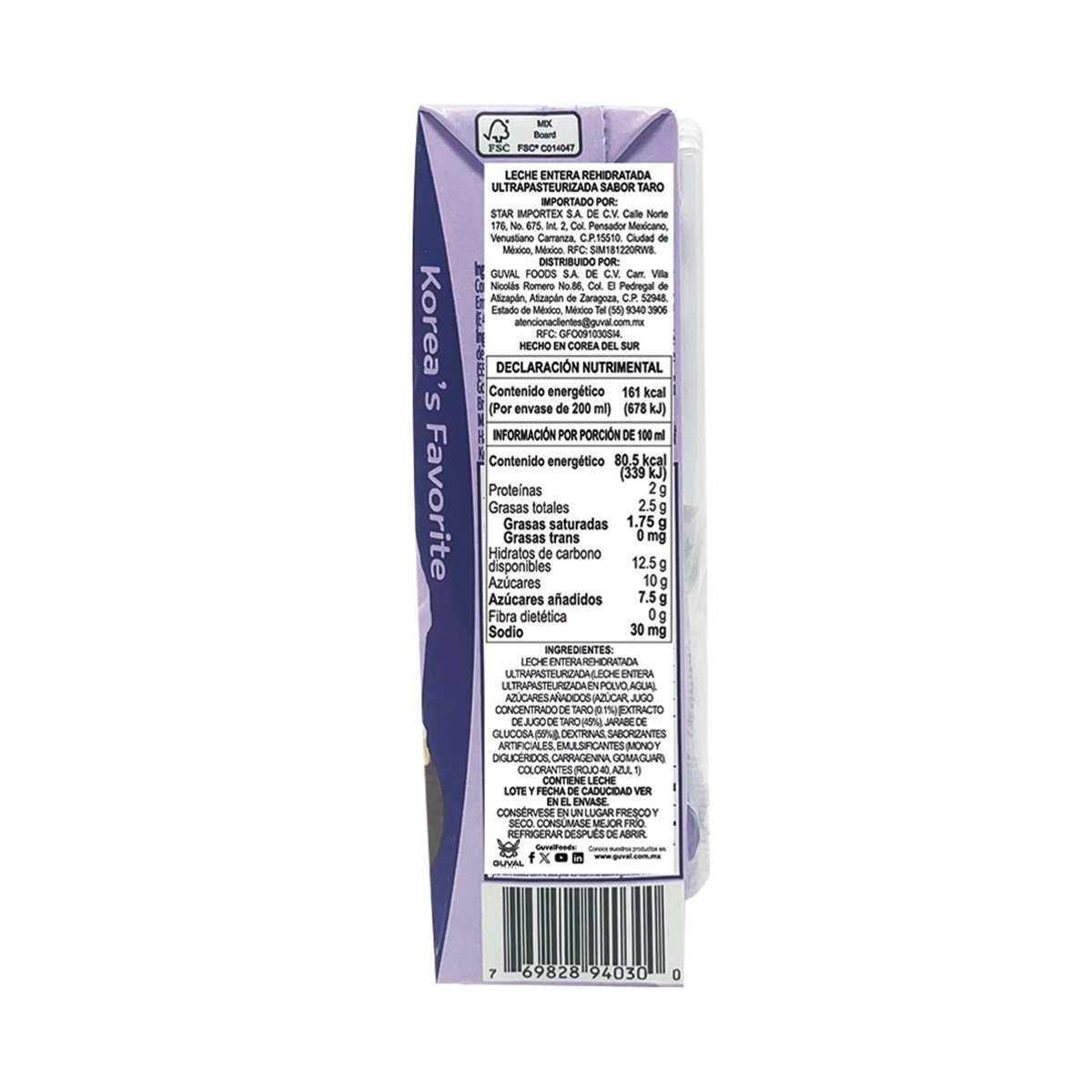 Leche Binggrae Taro 200 Ml image number null