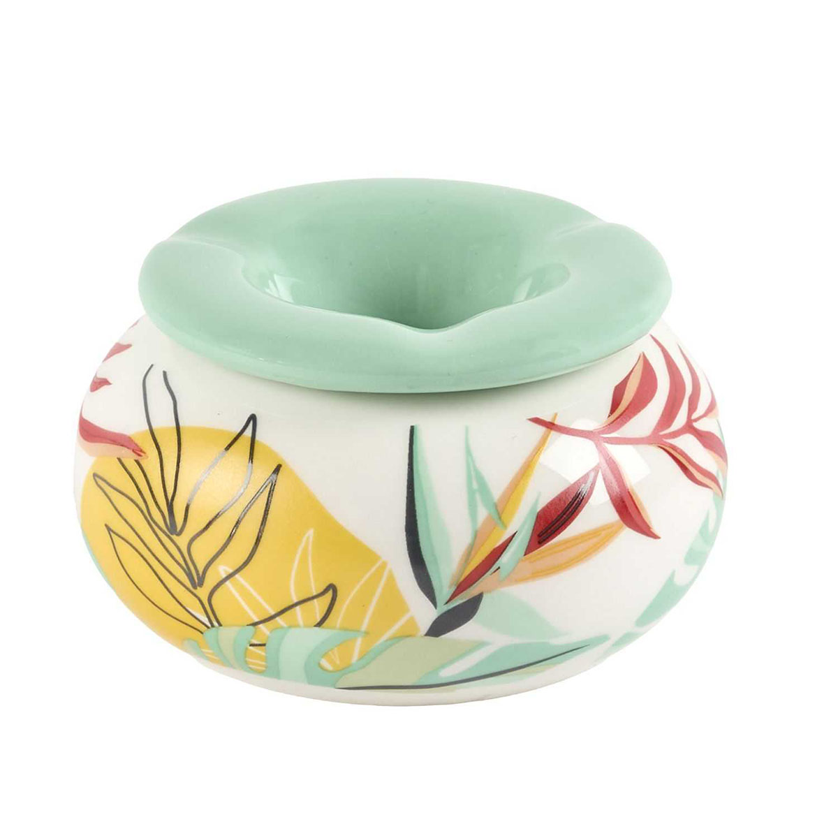 Cenicero Floral Redondo Dolomita Home Deco Factory image number null