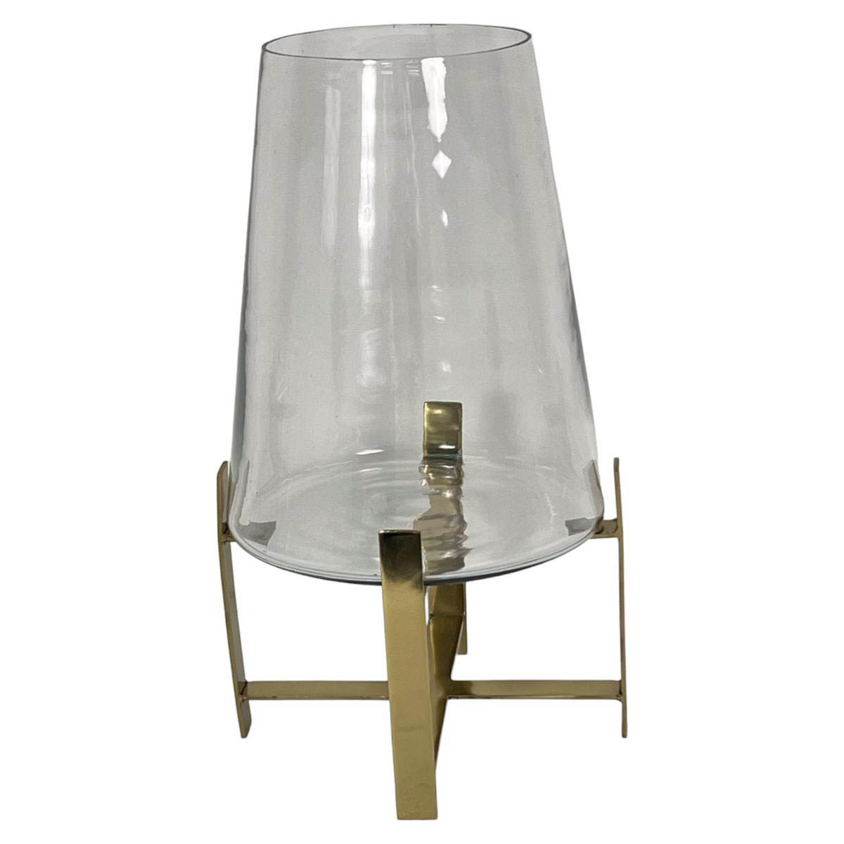 Portavelas Base Acero Vidrio CONCEPTS image number null