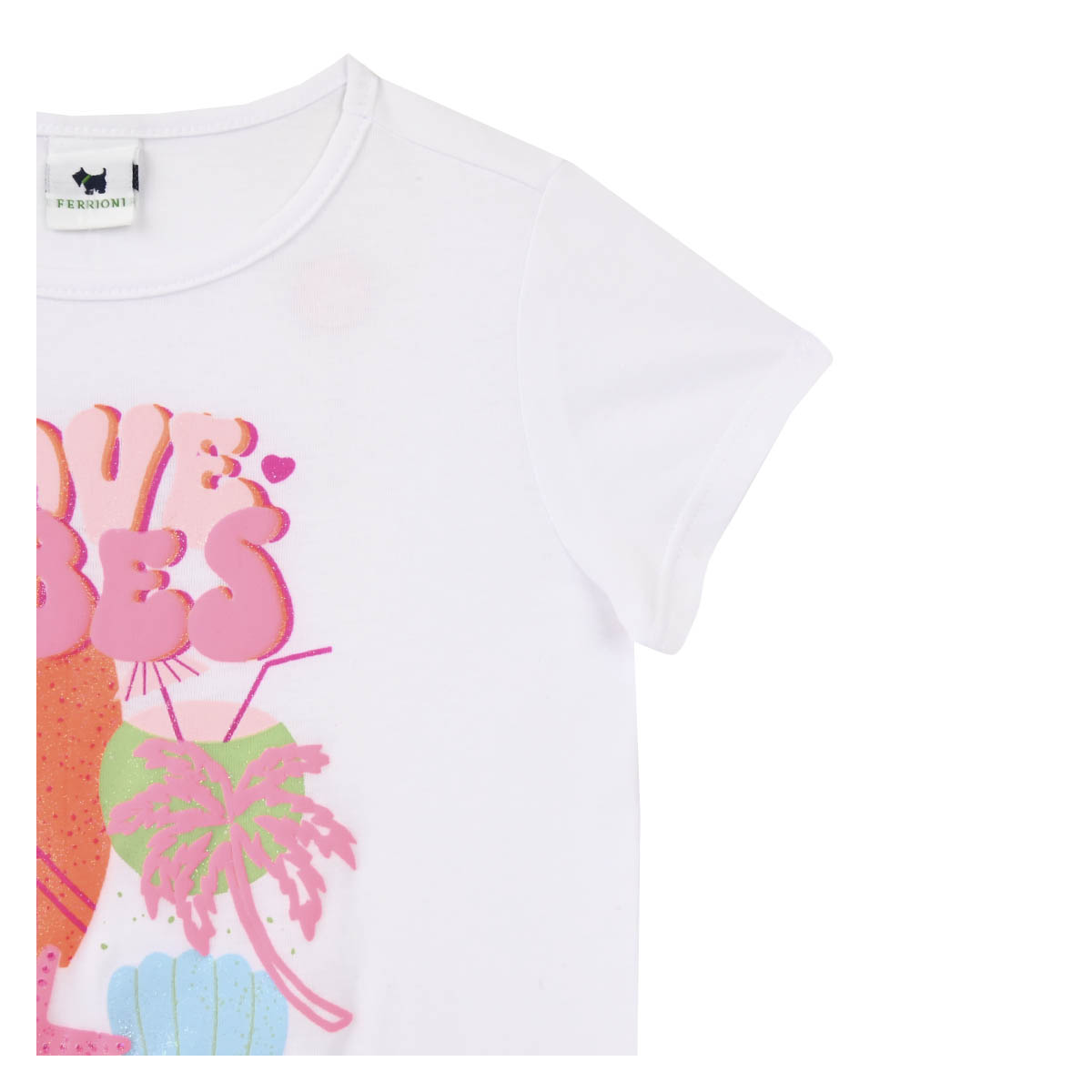 Playera con Dise&ntilde;o Playa Ferrioni Manga Corta para Beb&eacute; Ni&ntilde;a image number null
