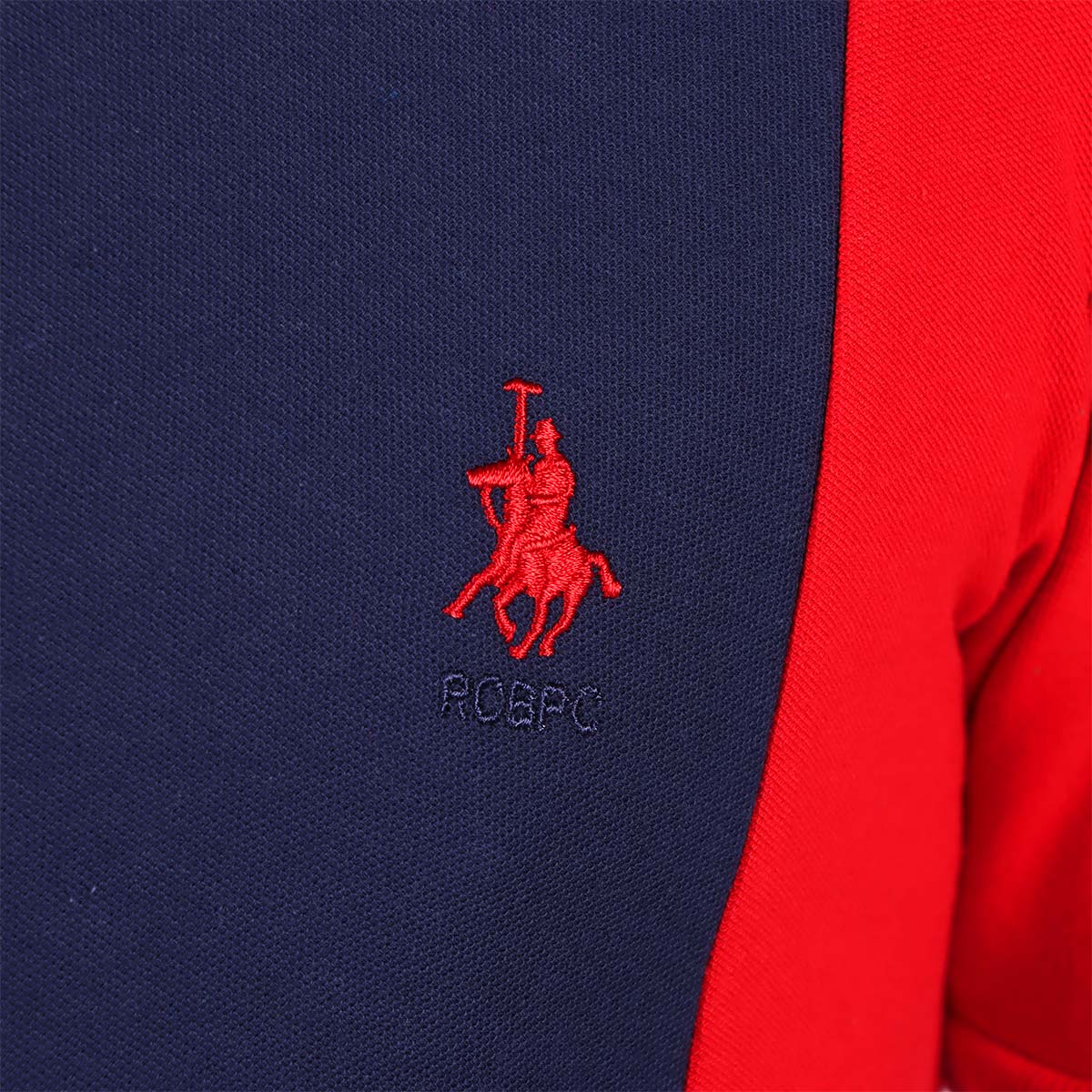 Playera Polo Bicolor Manga Corta Polo Club Hombre image number null